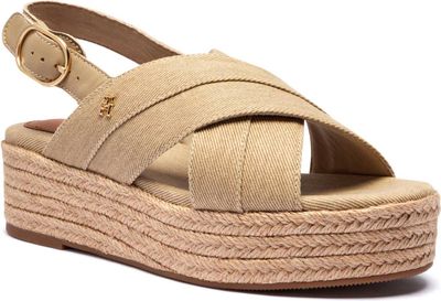Tommy Hilfiger - Sandały damskie na lato ze sklepu: Gomez Fashion Store w kategorii: Sandały damskie - zdjęcie 874714-BD9-10338_TH252W000136P34