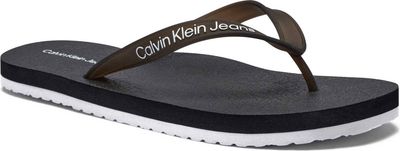 Klapki męskie na lato Calvin Klein Jeans ze sklepu: Gomez Fashion Store w kategorii: Klapki męskie - zdjęcie 874714-BD9-10338_CJ252M000053234