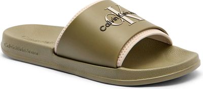 Klapki męskie na lato Calvin Klein Jeans ze sklepu: Gomez Fashion Store w kategorii: Klapki męskie - zdjęcie 874714-BD9-10338_CJ252M000040W44