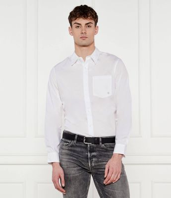 Koszula męska wiosenna elegancka Calvin Klein Jeans ze sklepu: Gomez Fashion Store w kategorii: Koszule męskie - zdjęcie 874714-BD9-10338_CJ252M000146C65