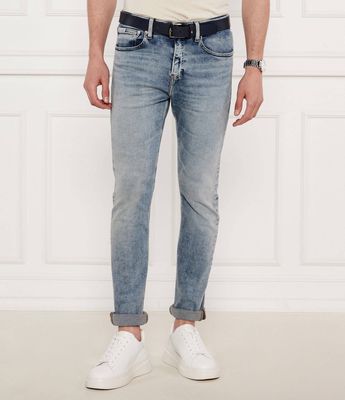 Jeansy męskie eleganckie Calvin Klein Jeans ze sklepu: Gomez Fashion Store w kategorii: Jeansy męskie - zdjęcie 874714-BD9-10338_CJ252M000152195