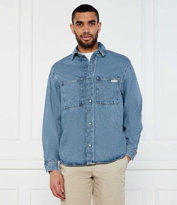 Koszula męska elegancka Calvin Klein Jeans ze sklepu: Gomez Fashion Store w kategorii: Koszule męskie - zdjęcie 874714-BD9-10338_CJ252M000157195