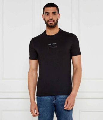 T-shirt męski młodzieżowy Calvin Klein ze sklepu: Gomez Fashion Store w kategorii: T-shirty męskie - zdjęcie 874714-BD9-10338_CK252M000135A23