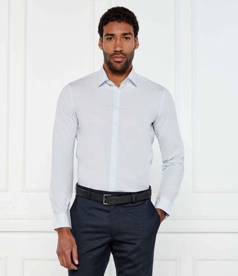 Koszula męska na wiosnę elegancka Calvin Klein ze sklepu: Gomez Fashion Store w kategorii: Koszule męskie - zdjęcie 874714-BD9-10338_CK252M000137262