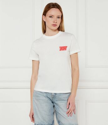 Bluzka damska casualowa Tommy Jeans ze sklepu: Gomez Fashion Store w kategorii: Bluzki damskie - zdjęcie 874714-BD9-10338_TM252W000060A07