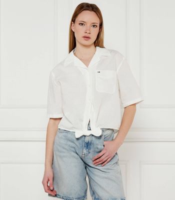 Koszula damska Tommy Jeans ze sklepu: Gomez Fashion Store w kategorii: Koszule damskie - zdjęcie 874714-BD9-10338_TM252W000061A07