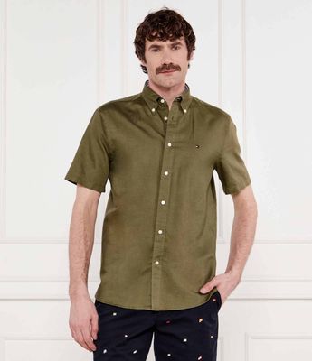 Koszula męska letnia Tommy Hilfiger ze sklepu: Gomez Fashion Store w kategorii: Koszule męskie - zdjęcie 874714-BD9-10338_TH252M000175O24