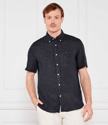 Koszula męska na wiosnę Tommy Hilfiger ze sklepu: Gomez Fashion Store w kategorii: Koszule męskie - zdjęcie 874714-BD9-10338_TH252M000208D12