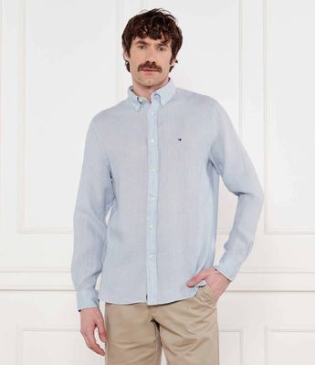 Koszula męska z kołnierzykiem button down Tommy Hilfiger ze sklepu: Gomez Fashion Store w kategorii: Koszule męskie - zdjęcie 874714-BD9-10338_TH252M000209G36