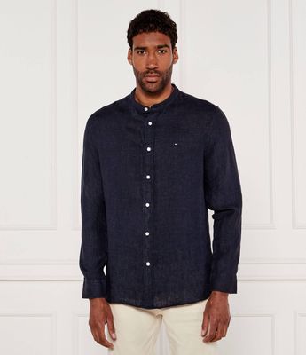Koszula męska bez wzorów Tommy Hilfiger ze sklepu: Gomez Fashion Store w kategorii: Koszule męskie - zdjęcie 874714-BD9-10338_TH252M000241F23