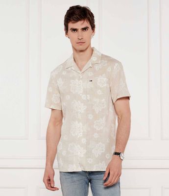 Koszula męska w stylu młodzieżowym Tommy Jeans ze sklepu: Gomez Fashion Store w kategorii: Koszule męskie - zdjęcie 874714-BD9-10338_TM252M000059166