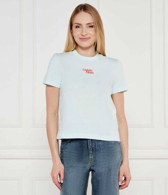 Bluzka damska casual Calvin Klein Jeans ze sklepu: Gomez Fashion Store w kategorii: Bluzki damskie - zdjęcie 874714-BD9-10338_CJ252W000070529