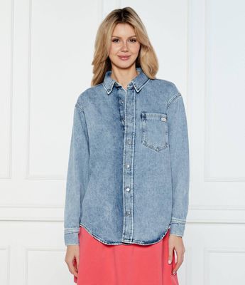 Calvin Klein Jeans - Koszula damska ze sklepu: Gomez Fashion Store w kategorii: Koszule damskie - zdjęcie 874714-BD9-10338_CJ252W000080196