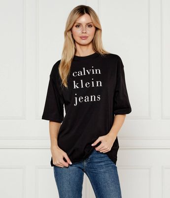 Bluzka damska Calvin Klein Jeans ze sklepu: Gomez Fashion Store w kategorii: Bluzki damskie - zdjęcie 874714-BD9-10338_CJ252W000091C64