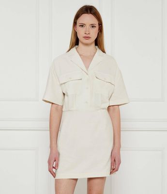Sukienka wiosenna Calvin Klein Jeans ze sklepu: Gomez Fashion Store w kategorii: Sukienki - zdjęcie 874714-BD9-10338_CJ252W000099C95