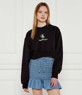 Bluza damska na wiosnę Calvin Klein Jeans ze sklepu: Gomez Fashion Store w kategorii: Bluzy damskie - zdjęcie 874714-BD9-10338_CJ252W000173A81