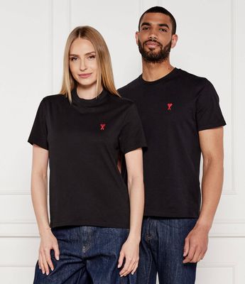 T-shirt męski AMI Paris ze sklepu: Gomez Fashion Store w kategorii: T-shirty męskie - zdjęcie 874714-BD9-10338_AI252U000005001