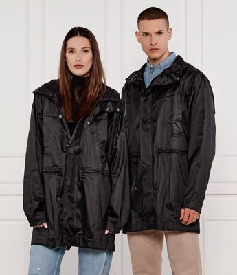 Rains - Płaszcz damski ze sklepu: Gomez Fashion Store w kategorii: Płaszcze damskie - zdjęcie 874714-BD9-10338_RF252U000005009