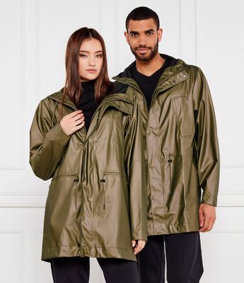 Płaszcz damski Rains ze sklepu: Gomez Fashion Store w kategorii: Płaszcze damskie - zdjęcie 874714-BD9-10338_RF252U000005014