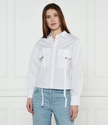 Twinset - Koszula damska elegancka ze sklepu: Gomez Fashion Store w kategorii: Koszule damskie - zdjęcie 874714-BD9-10338_TS252W000062858