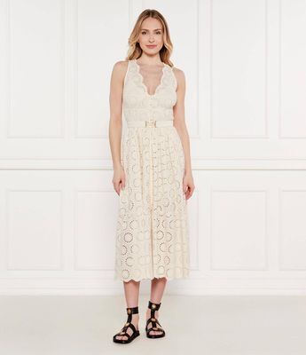 Twinset - Sukienka na wiosnę ze sklepu: Gomez Fashion Store w kategorii: Sukienki - zdjęcie 874714-BD9-10338_TS252W000070299