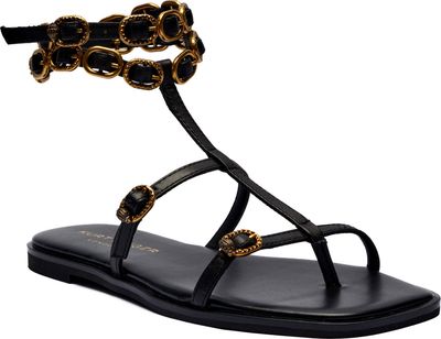 Sandały damskie letnie Kurt Geiger ze sklepu: Gomez Fashion Store w kategorii: Sandały damskie - zdjęcie 874714-BD9-10338_KG252W000088001
