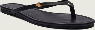 Klapki damskie na lato LAUREN RALPH LAUREN ze sklepu: Gomez Fashion Store w kategorii: Klapki damskie - zdjęcie 874714-BD9-10338_RL252W000029B90