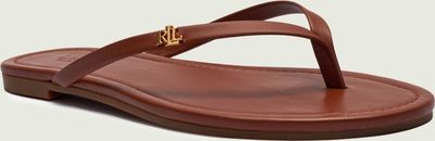 LAUREN RALPH LAUREN - Klapki damskie na wiosnę ze sklepu: Gomez Fashion Store w kategorii: Klapki damskie - zdjęcie 874714-BD9-10338_RL252W00002977K
