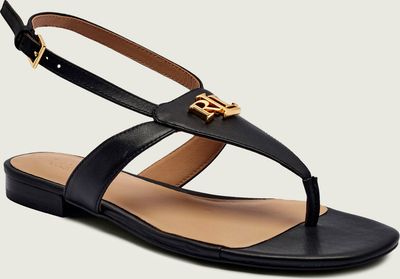 Sandały damskie eleganckie LAUREN RALPH LAUREN ze sklepu: Gomez Fashion Store w kategorii: Sandały damskie - zdjęcie 874714-BD9-10338_RL252W000032B90