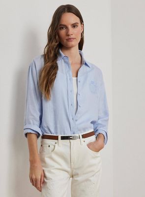 Koszula damska na zimę LAUREN RALPH LAUREN ze sklepu: Gomez Fashion Store w kategorii: Koszule damskie - zdjęcie 874714-BD9-10338_RL252W00006597K