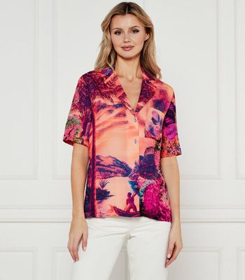 Koszula damska Desigual ze sklepu: Gomez Fashion Store w kategorii: Koszule damskie - zdjęcie 874714-BD9-10338_DU252W000070308
