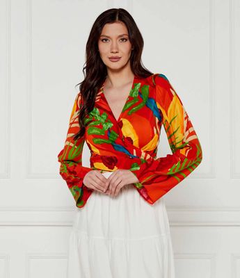 Bluzka damska casualowa Desigual ze sklepu: Gomez Fashion Store w kategorii: Bluzki damskie - zdjęcie 874714-BD9-10338_DU252W000081167