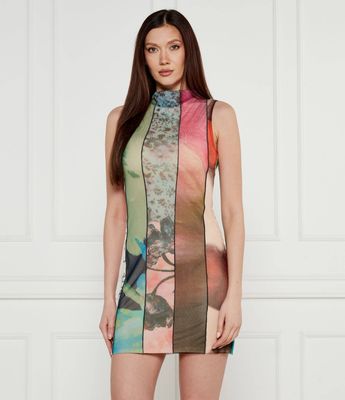 Sukienka na wiosnę Desigual ze sklepu: Gomez Fashion Store w kategorii: Sukienki - zdjęcie 874714-BD9-10338_DU252W000092A01
