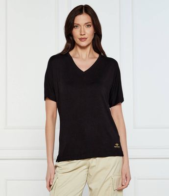 Aeronautica Militare - Bluzka damska w stylu klasycznym ze sklepu: Gomez Fashion Store w kategorii: Bluzki damskie - zdjęcie 874714-BD9-10338_AM252W000025136
