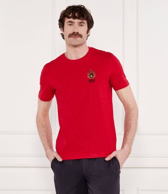 T-shirt męski casualowy Aeronautica Militare ze sklepu: Gomez Fashion Store w kategorii: T-shirty męskie - zdjęcie 874714-BD9-10338_AM252M000003323