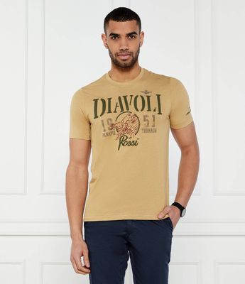 T-shirt męski na wiosnę młodzieżowy Aeronautica Militare ze sklepu: Gomez Fashion Store w kategorii: T-shirty męskie - zdjęcie 874714-BD9-10338_AM252M000015331