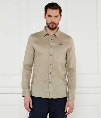 Aeronautica Militare - Koszula męska jesienna ze sklepu: Gomez Fashion Store w kategorii: Koszule męskie - zdjęcie 874714-BD9-10338_AM252M000048337