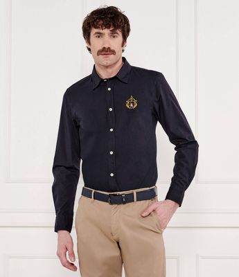 Aeronautica Militare - Koszula męska zimowa ze sklepu: Gomez Fashion Store w kategorii: Koszule męskie - zdjęcie 874714-BD9-10338_AM252M000049338