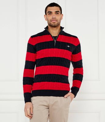 Sweter męski Gant ze sklepu: Gomez Fashion Store w kategorii: Swetry męskie - zdjęcie 874714-BD9-10338_GA252M000075630