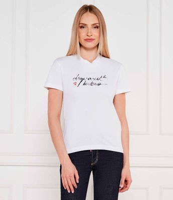 Bluzka damska na zimę Dsquared2 ze sklepu: Gomez Fashion Store w kategorii: Bluzki damskie - zdjęcie 874714-BD9-10338_DQ252W000001100
