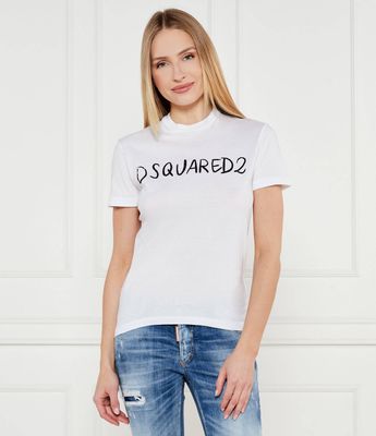 Dsquared2 - Bluzka damska zimowa ze sklepu: Gomez Fashion Store w kategorii: Bluzki damskie - zdjęcie 874714-BD9-10338_DQ252W000002100