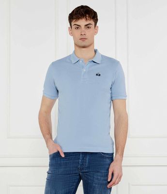 T-shirt męski casual klasyczny La Martina ze sklepu: Gomez Fashion Store w kategorii: T-shirty męskie - zdjęcie 874714-BD9-10338_LR252M000006220