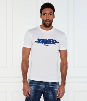 Dsquared2 - T-shirt męski ze sklepu: Gomez Fashion Store w kategorii: T-shirty męskie - zdjęcie 874714-BD9-10338_DQ252M000044100