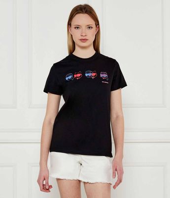 Bluzka damska Karl Lagerfeld ze sklepu: Gomez Fashion Store w kategorii: Bluzki damskie - zdjęcie 874714-BD9-10338_KL252W000055666