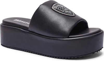 Klapki damskie na wiosnę BLAUER ze sklepu: Gomez Fashion Store w kategorii: Klapki damskie - zdjęcie 874714-BD9-10338_BF252W000014001