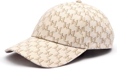 Czapka z daszkiem damska na jesień Karl Lagerfeld ze sklepu: Gomez Fashion Store w kategorii: Czapki z daszkiem damskie - zdjęcie 874714-BD9-10338_KL252W000112D29