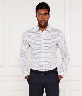 Koszula męska wiosenna BOSS BLACK ze sklepu: Gomez Fashion Store w kategorii: Koszule męskie - zdjęcie 874714-BD9-10338_BB254M000029450