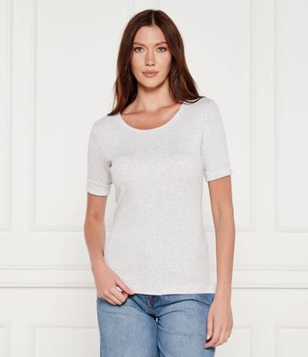 Marc Cain - Bluzka damska na wiosnę ze sklepu: Gomez Fashion Store w kategorii: Bluzki damskie - zdjęcie 874714-BD9-10338_CR254W000023810