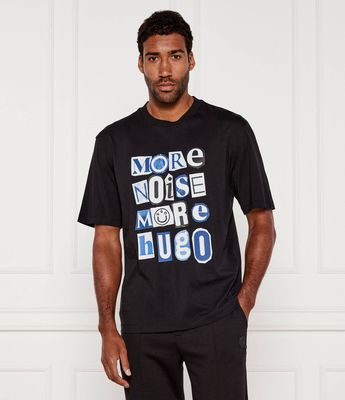 T-shirt męski w stylu młodzieżowym Hugo Blue ze sklepu: Gomez Fashion Store w kategorii: T-shirty męskie - zdjęcie 874714-BD9-10338_BJ254M000018001
