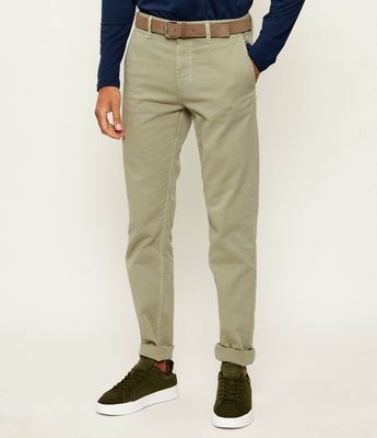 Spodnie męskie na jesień BOSS ORANGE ze sklepu: Gomez Fashion Store w kategorii: Spodnie męskie - zdjęcie 874714-BD9-10338_BO254M000006370